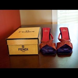 VINTAGE! Fendi Princess Slippers
